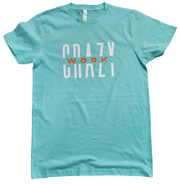 Classic Teal T-Shirt With White/Orange Letters Front