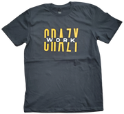 Classic Back T-Shirt With Yellow/White Letters Front