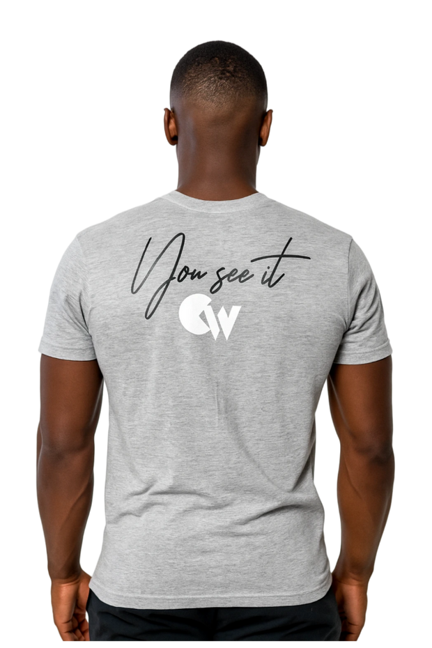 CRAZY WORK Tee – Grey