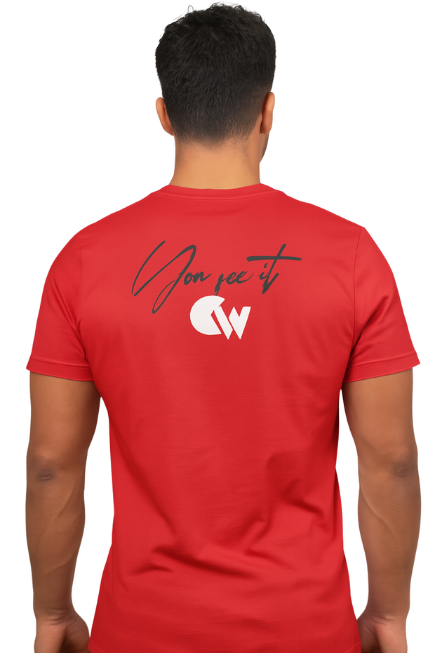 CRAZY WORK Tee – Red