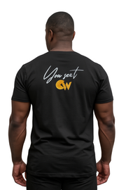 CRAZY WORK Tee – Black
