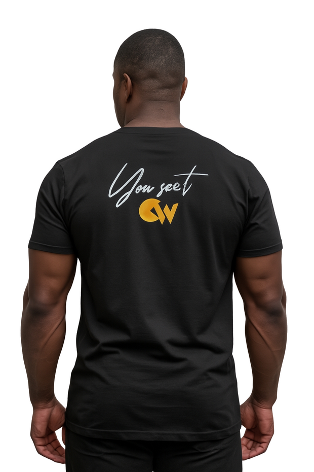 CRAZY WORK Tee – Black