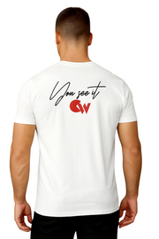 CRAZY WORK Tee – White