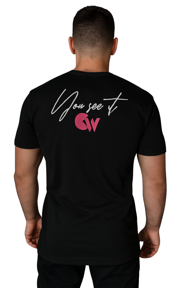 CRAZY WORK Tee – Black