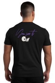 CRAZY WORK Tee – Black