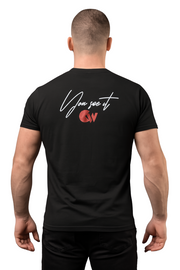 CRAZY WORK Tee – Black