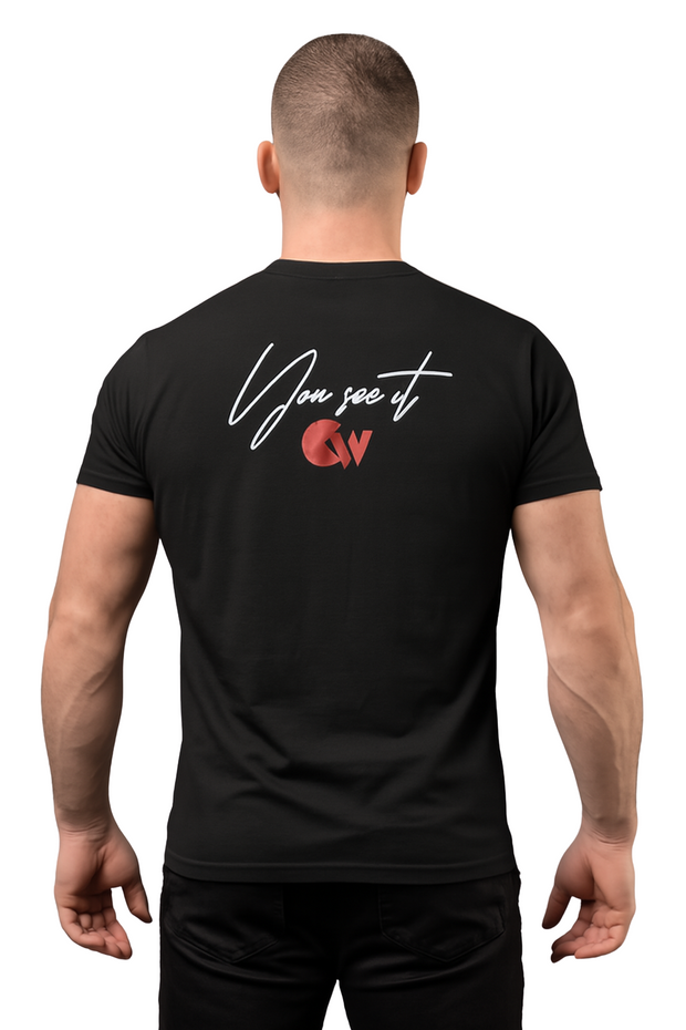 CRAZY WORK Tee – Black