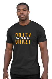CRAZY WORK Tee – Black