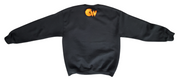 Limited Edition Black Sweater W/ Orange Foil Print